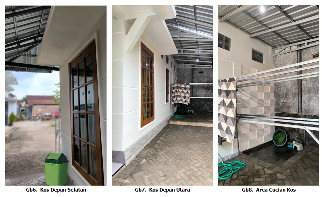 Area Depan Kos - Cucian & Jemuran